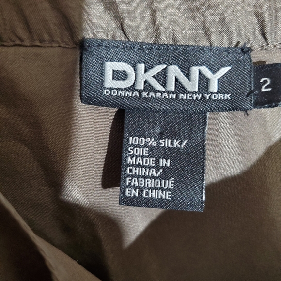 DKNY 100% Silk Lagenlook Full Skirt - Picture 4 of 9
